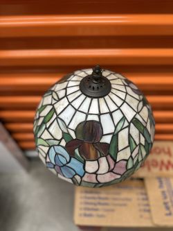 TIFFANY STYLE LAMP HUMMINGBIRD