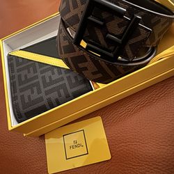 Men’s Wallet & Belt Set 