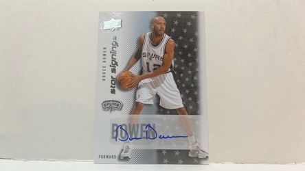 2008 upper deck star signings auto Bruce Bowen