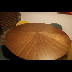 Oak Dining Set 4 Chairs 