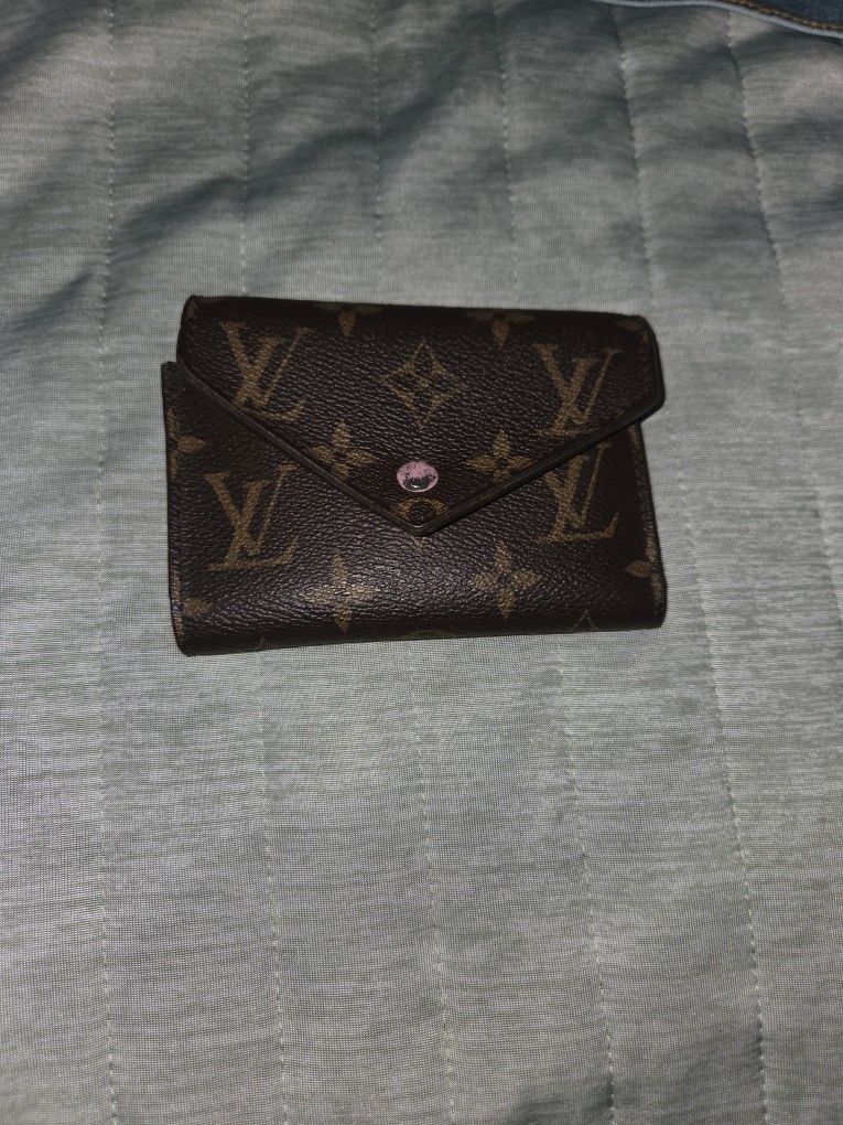 Louis Vuitton Monogran Victorine Wallet In Rose Ballerine(pink)
