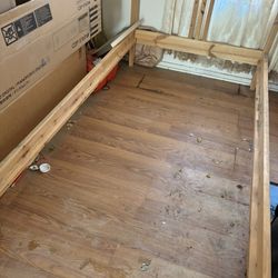 Wooden Twin Bed Frame 
