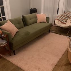 Velvet Green Couch