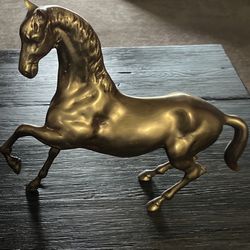 Vintage Brass Horse 