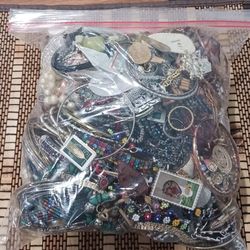 Assorted Costume Jewelry Bag 