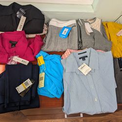 12 Pieces Of New Mens And Women's Clothing With Tags 