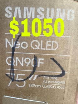 Samsung 75 NEO QLED LED LCD 120Hz 4K TV check my profile for more model
