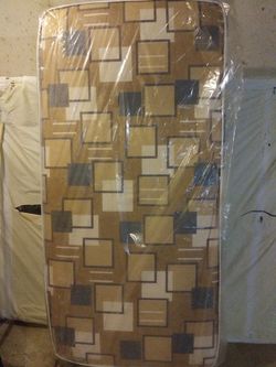 Twin size bed and frame