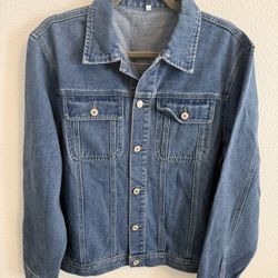 Ladies Jean Jacket Size M Brand New