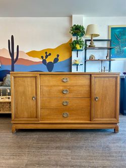 Wood Buffet / MCM / Credenza / Sideboard / Entertainment Center / TV Stand!