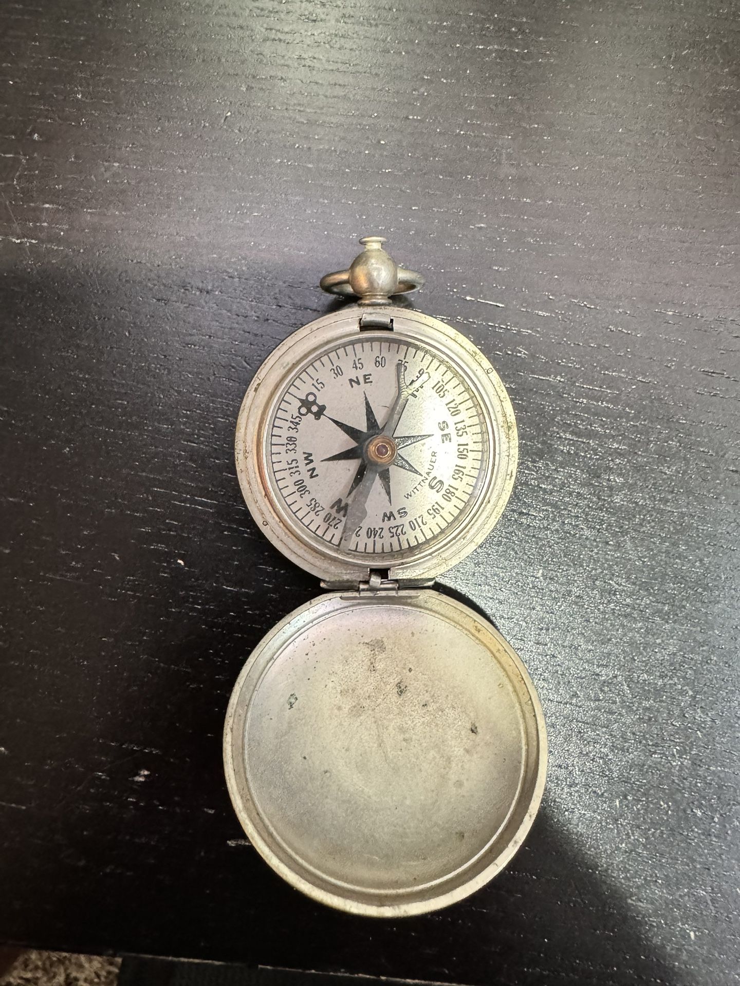 Original Wittnauer WWII U.S. Army Military Pocket Compass Vintage