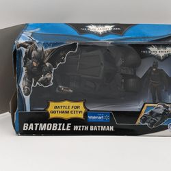 Mattel 2011 The Dark Knight Rises Batmobile & Figure Walmart Exclusive 