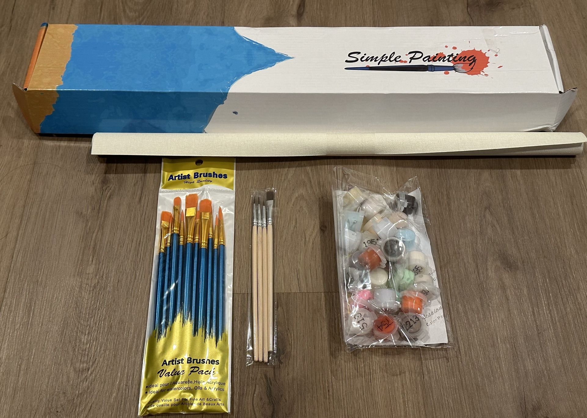 Simple Painting Paint by Numbers Kit New