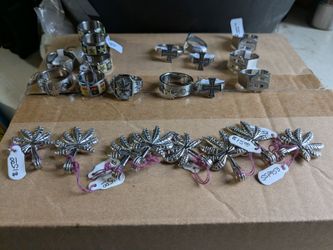 Stainless steel jewelry lot 25pc
