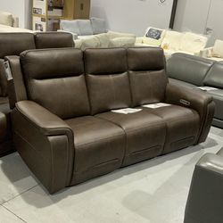 Power reclining sofa $1,325
