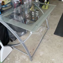 3 Piece Glass Desk