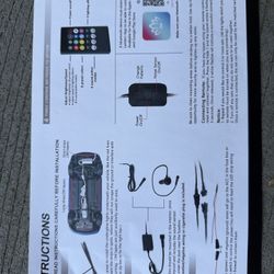 RGB LED Underglow / Underbody Light Kit – 12V – Like New (Open Box)