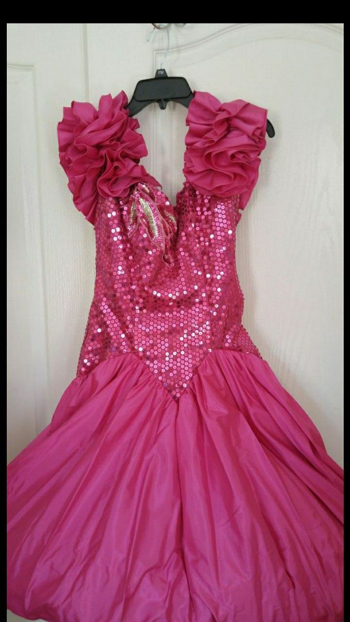 Prom Dress- Long, Can Be Cut Off Short -size 8