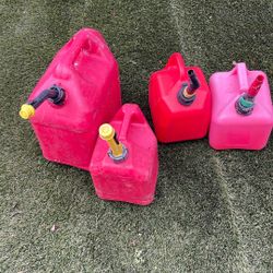 Gas Cans. ($15 for all 4)