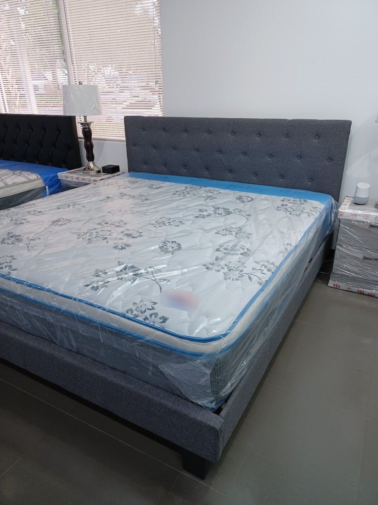 NEW KING PILLOW TOP MATTRESS, BED FRAME IS NOT INCLUDED for Sale in