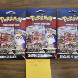 Pokemon SEALED 25 card booster pack