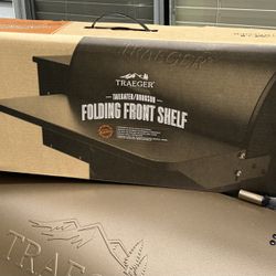 New Traeger Tailgater Grill Front Folding Shelf
