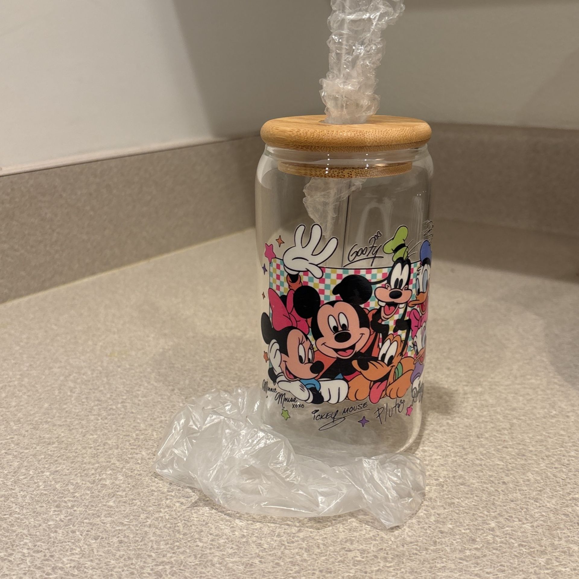 Disney Glass Cup