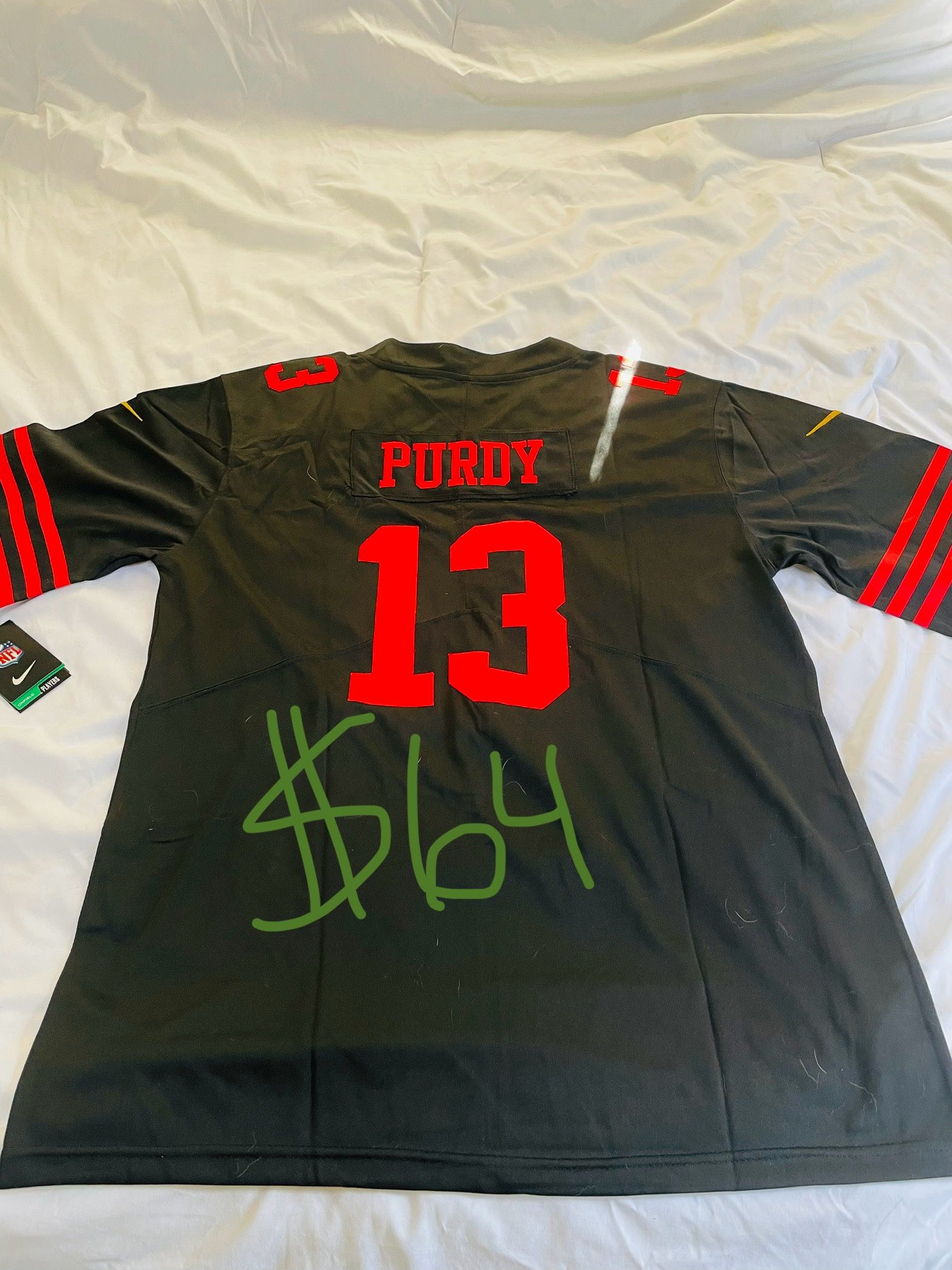 Brock Purdy 49ers jersey Still With Tags Size XL