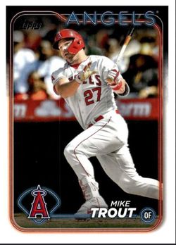 Trading for a Mike trout baseball card