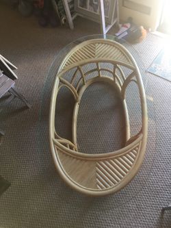 Braxton Culler Ratan/Wicker coffee table