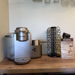 Keurig with Kcup stand