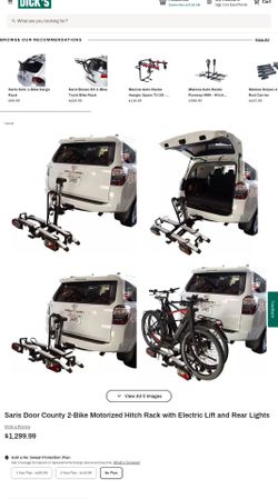 SARIS Door County 2-Bike Car Bike Rack, Hitch Bike Rack with Electric Lift