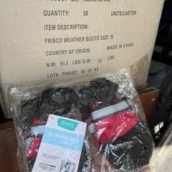 Frisco Weather Dog Boots Size 5