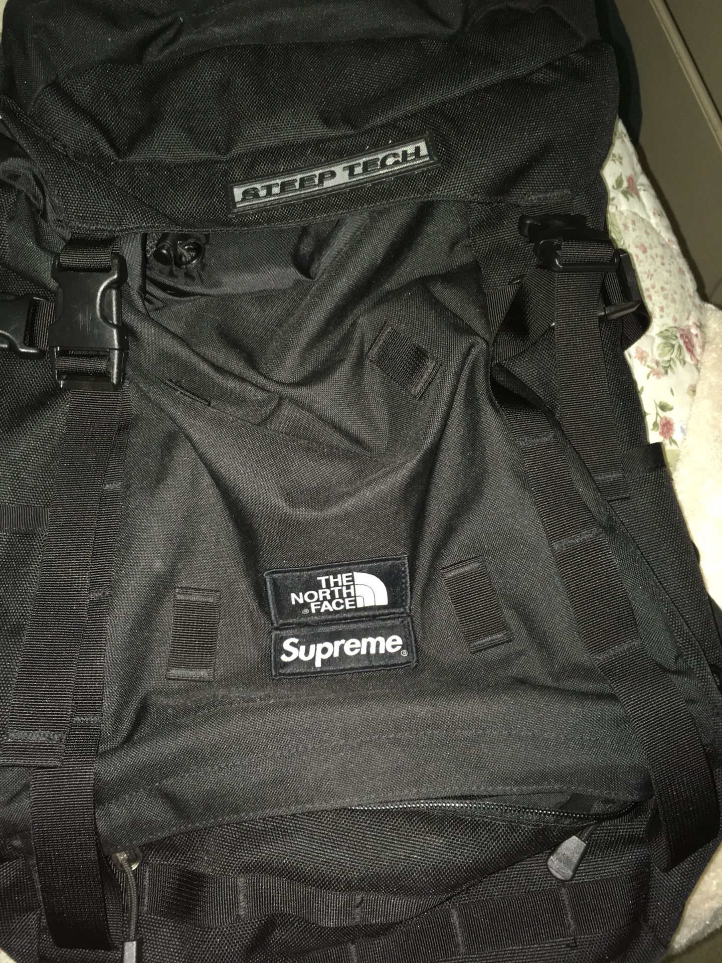 black north face supreme collab backpack