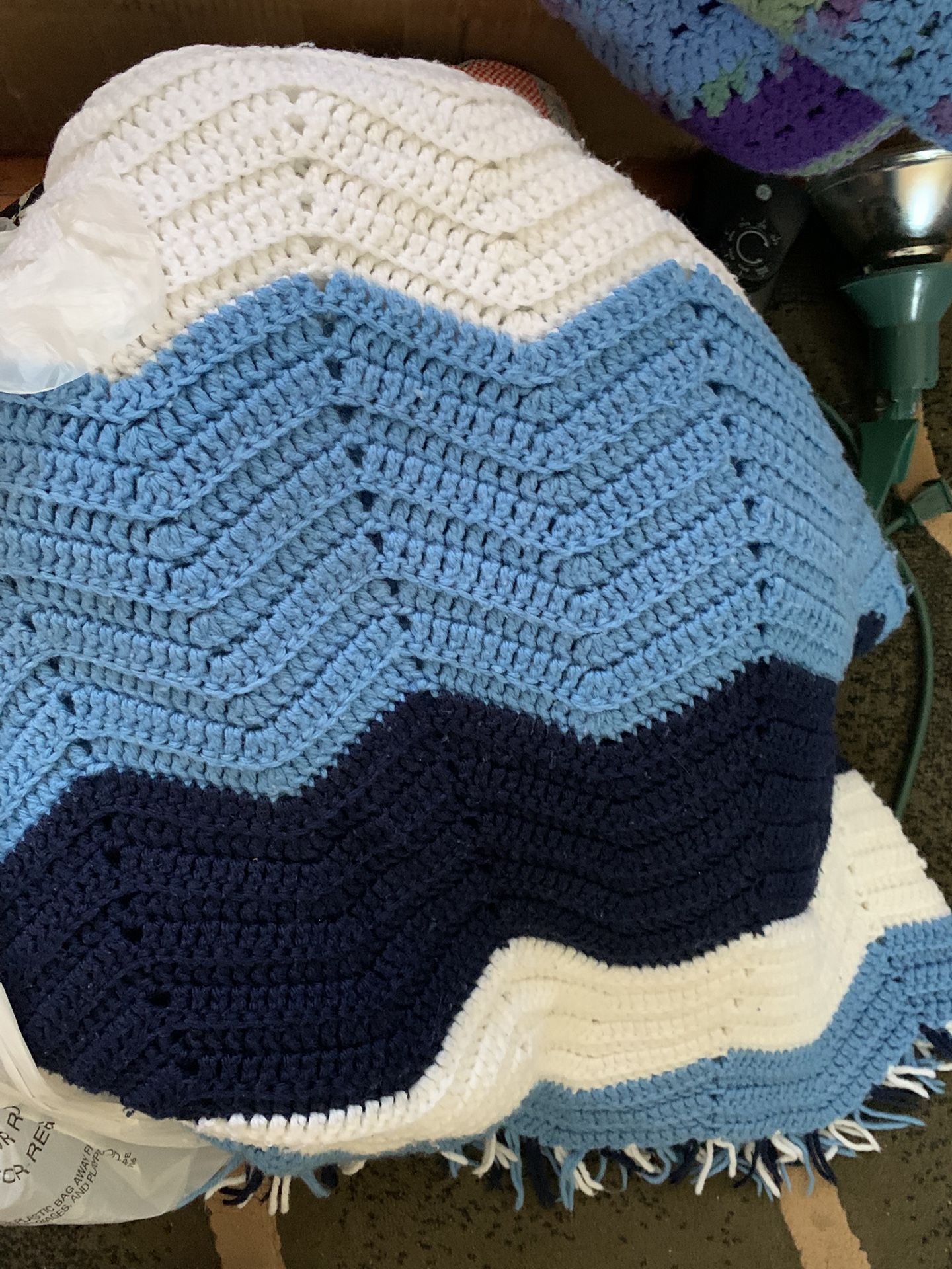 Knitt Blankets Two Of Them Handmade