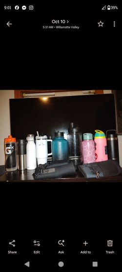 Water bottles and covers