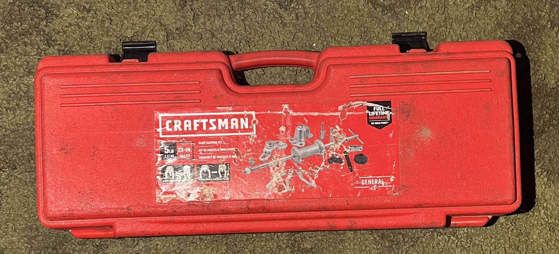 Craftsman Full Slide Hammer Kit