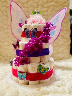 Diaper cakes /bridal towel cakes