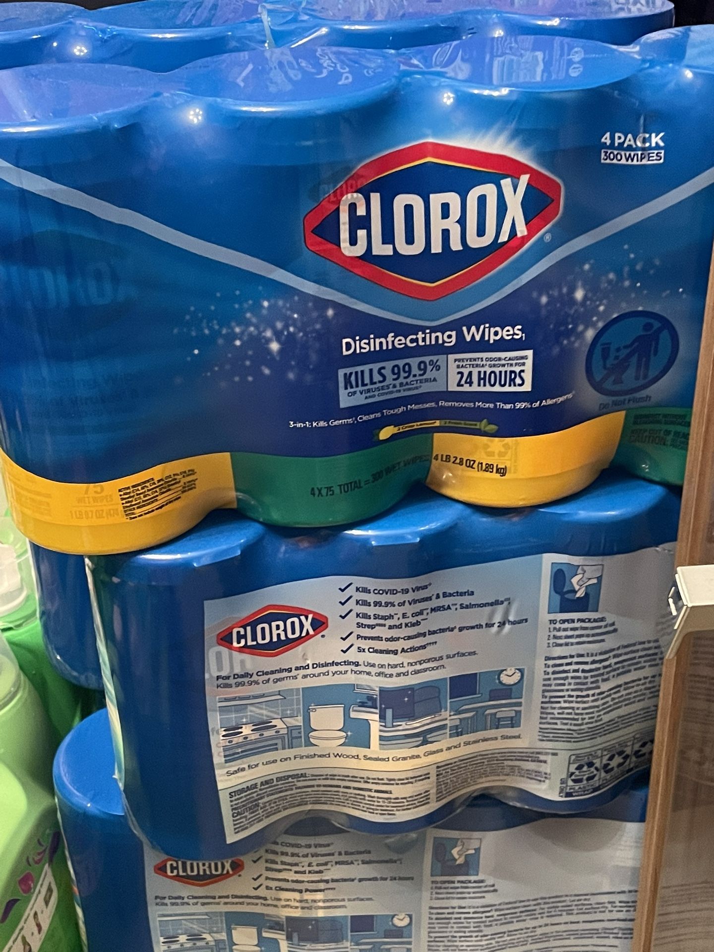 Clorox Wipes And Crest Toothpaste 