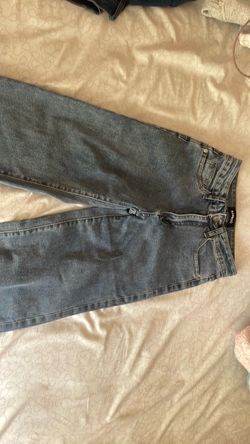 Straight leg jeans size: 0 color: blue