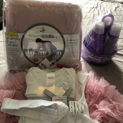 Brand new infant baby girl bundle