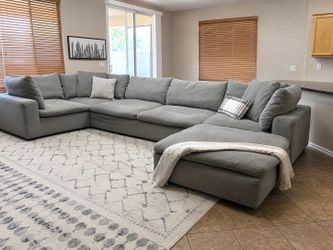 6 piece modular cloud couch