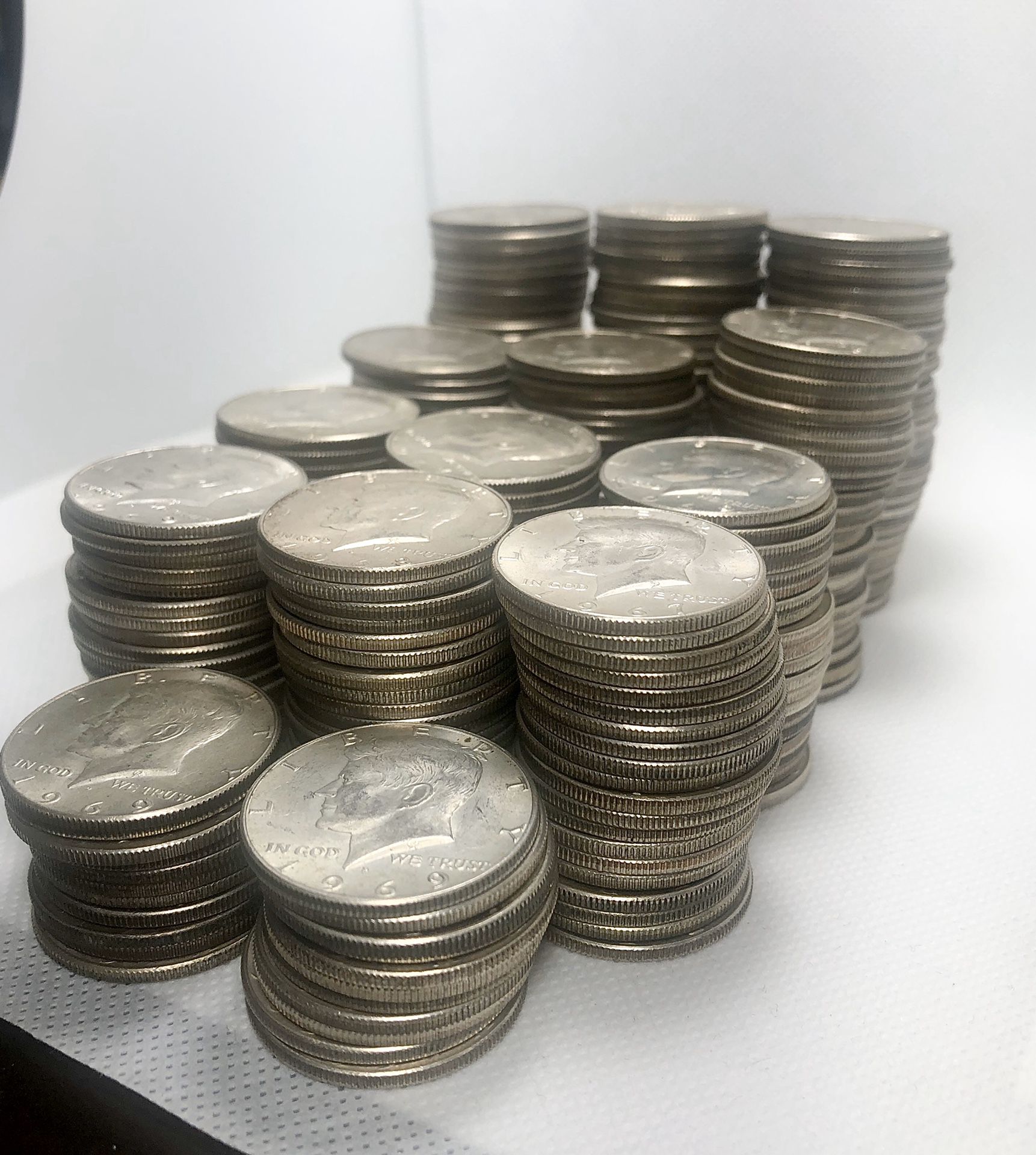 Half dollars silver coins