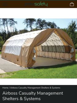 Airboss 24×16 casualty management shelter _capacity 36
