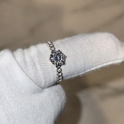 Woman's Ring Silver ✔️ 🥶 Passes Diamond Tester 🥶 