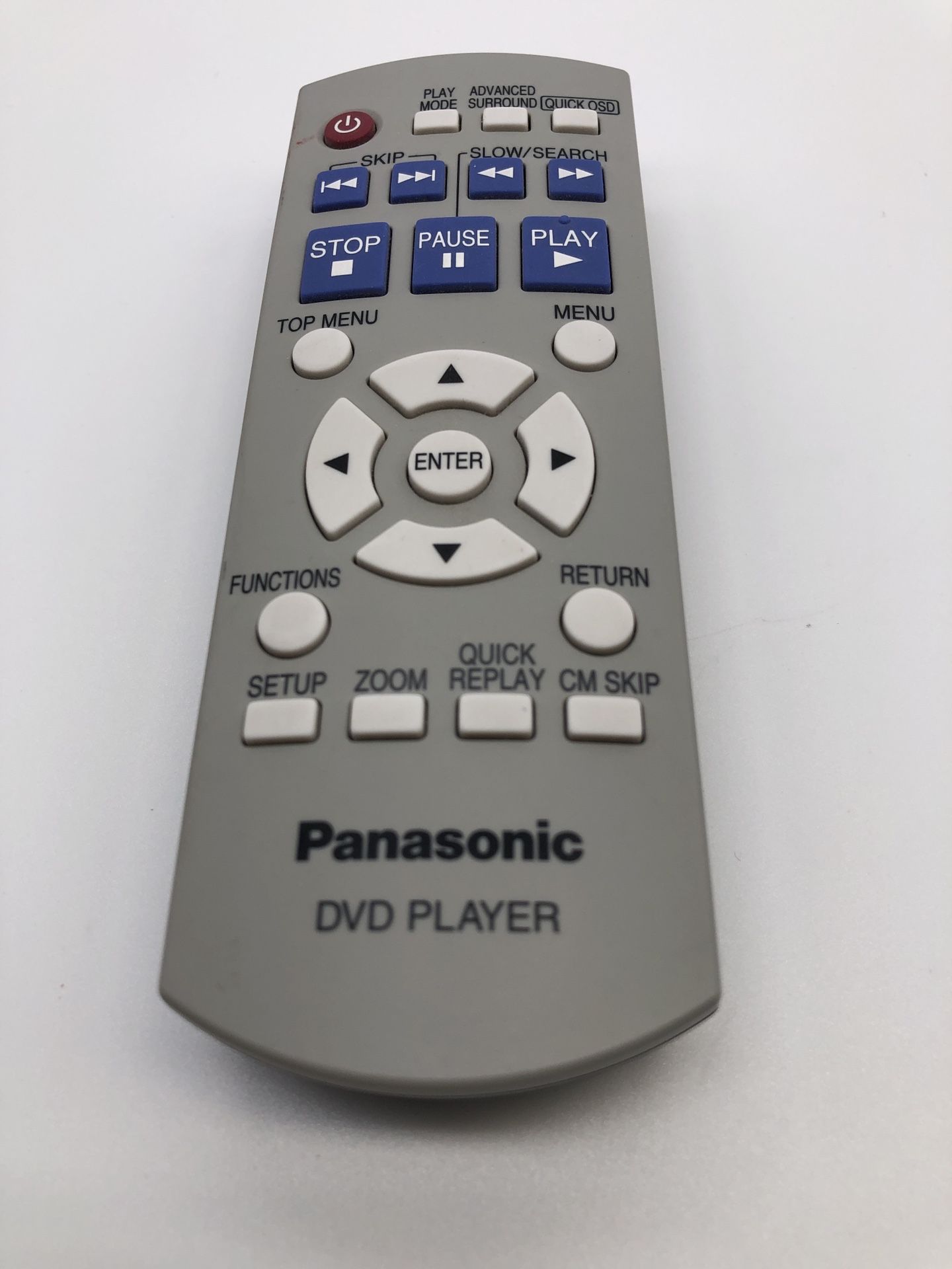 Panasonic DVD player remote control
