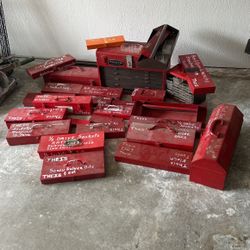 Vintage Metal Tool Boxes 