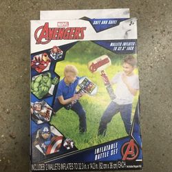 NWT Avengers  Inflatable Battle Set