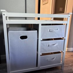 Changing Table w/ Hamper & Storage