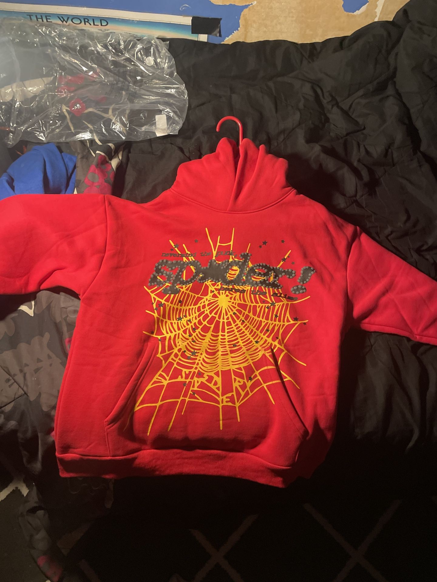 Sp5der Hoodie Sz M